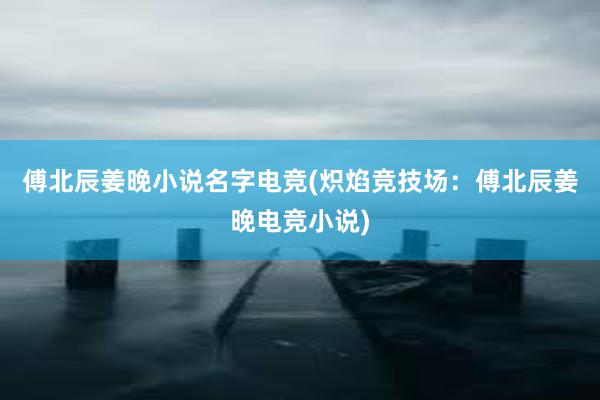 傅北辰姜晚小说名字电竞(炽焰竞技场：傅北辰姜晚电竞小说)