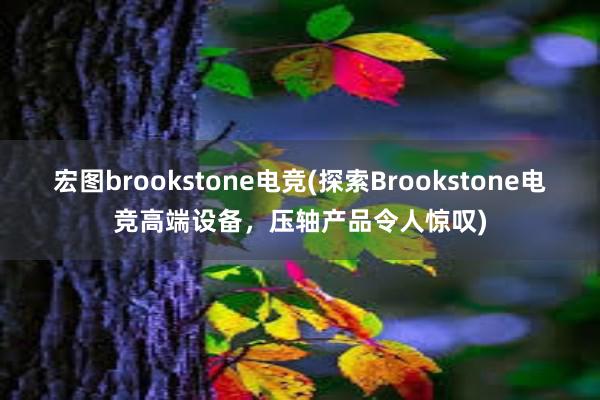 宏图brookstone电竞(探索Brookstone电竞高端设备，压轴产品令人惊叹)