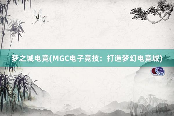 梦之城电竞(MGC电子竞技：打造梦幻电竞城)