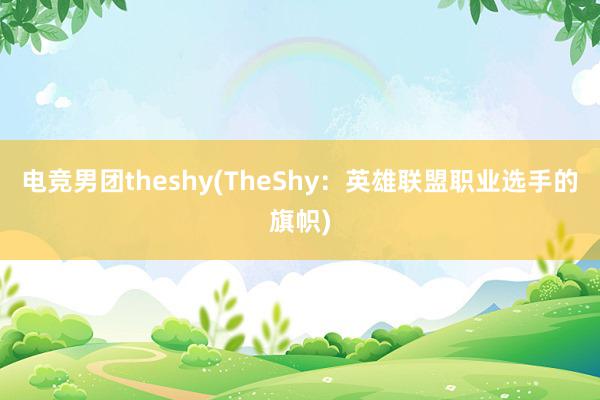 电竞男团theshy(TheShy：英雄联盟职业选手的旗帜)