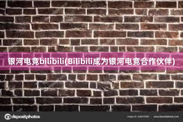 银河电竞bilibili(Bilibili成为银河电竞合作伙伴)