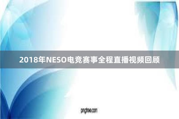 2018年NESO电竞赛事全程直播视频回顾