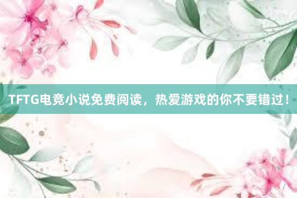 TFTG电竞小说免费阅读，热爱游戏的你不要错过！