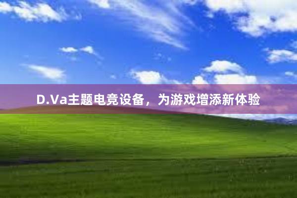 D.Va主题电竞设备，为游戏增添新体验