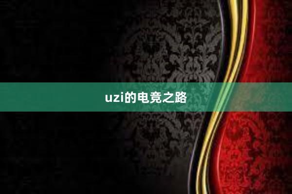 uzi的电竞之路